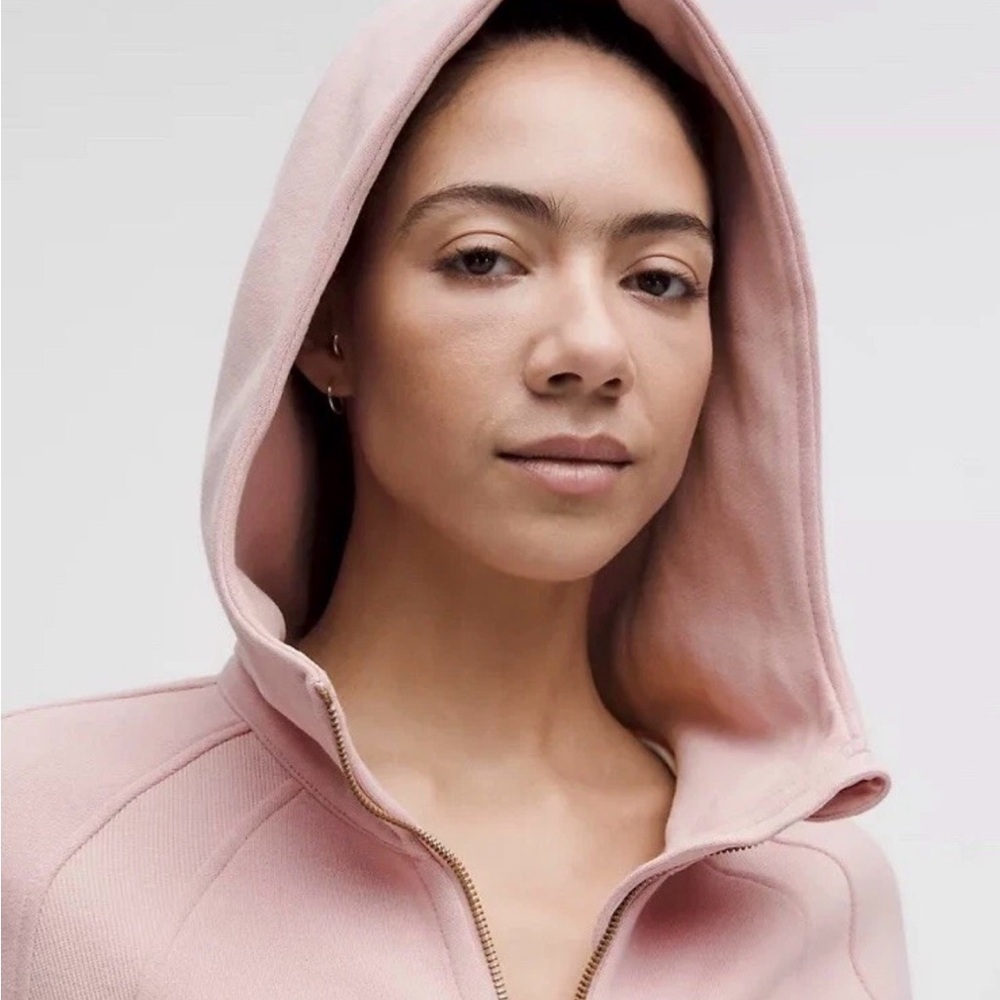 lululemon athletica Light Pink Full-Zip Hooded Sweatshirt - Picture 7 of 8